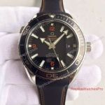 Swiss Copy Omega Seamaster Planet Ocean 600m Watch Black Rubber Band